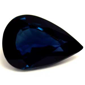Sapphire Pear 0.81 carat Blue Photo