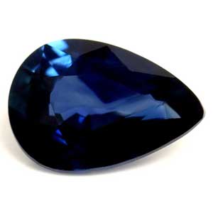 Sapphire Pear 0.78 carat Blue Photo