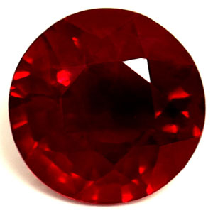 Ruby Round 0.50 carat Red Photo