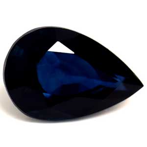 Sapphire Pear 0.52 carat Blue Photo
