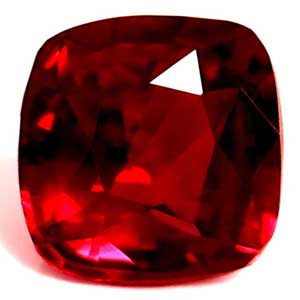 Ruby Cushion 0.73 carat Red Photo