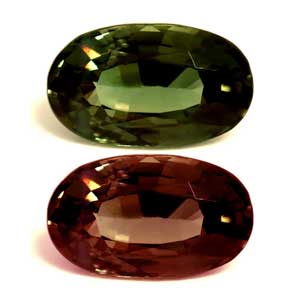 Alexandrite Oval 0.61 carat Green Photo