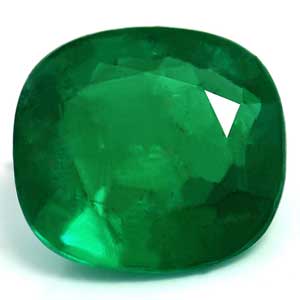 Emerald Cushion 2.86 carat Green Photo