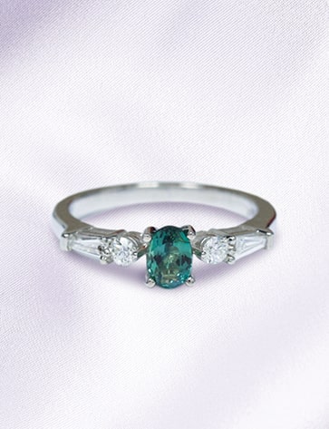 Instant Ready to Ship Alexandrite Rings