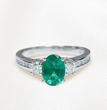 Instant Ready to Ship Emerald Rings