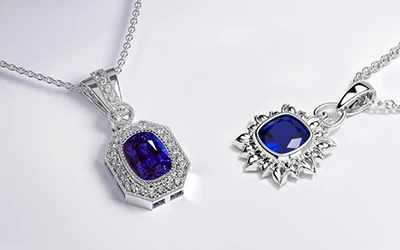 Sapphire Pendants and Necklaces