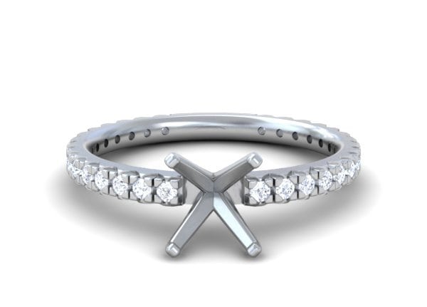 Classic Pave Diamond Rings - R10264DM