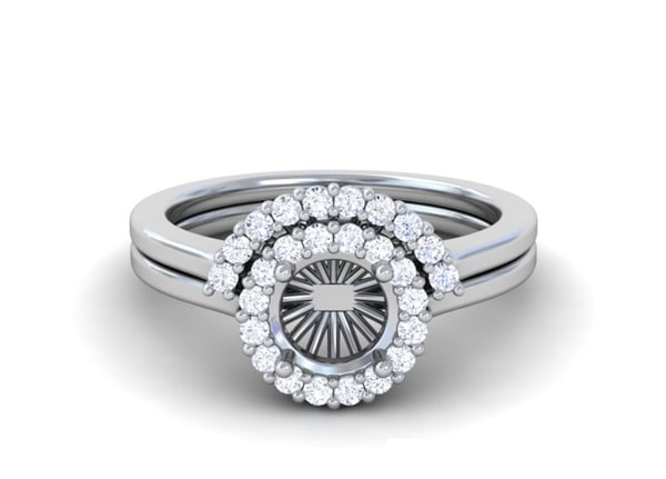 Wedding Set Diamond Rings - R11329DM