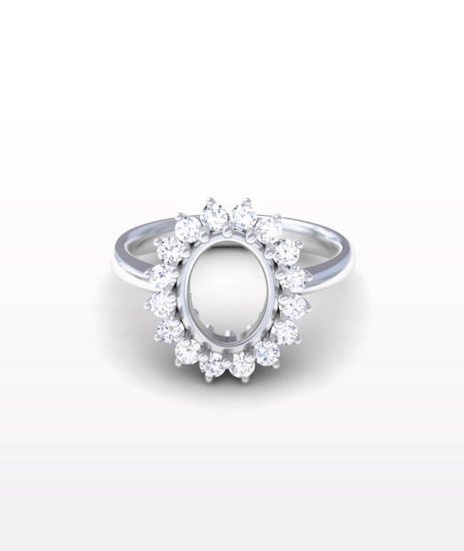 Emerald Princess Diana Replica Ring