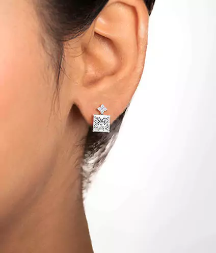 GemsNY Lab Diamonds Earrings