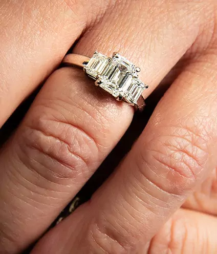 GemsNY Lab Diamonds Engagement Ring