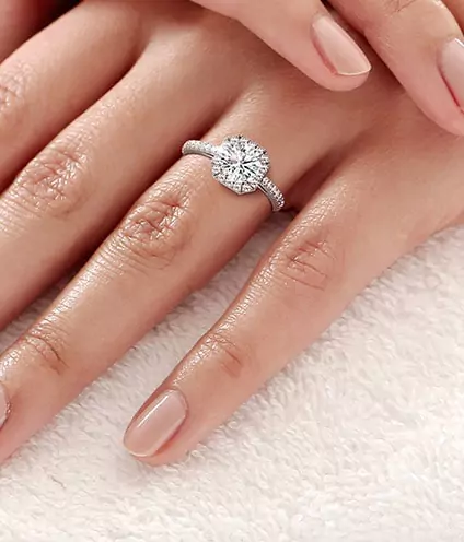 GemsNY Lab Diamonds Ring