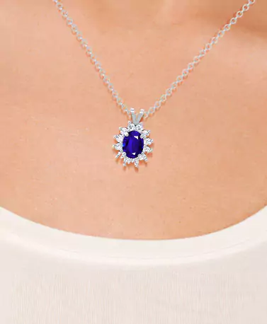 GemsNY Sapphire pendants