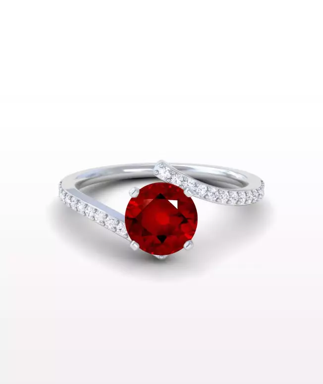 Ruby Bypass Ring