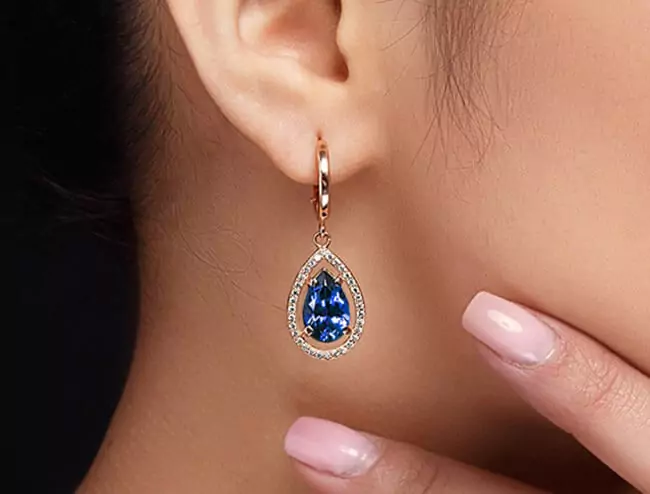 GemsNY Sapphire Earrings Jewelry