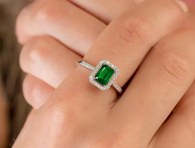 GemsNY Emerald Ring Jewelry