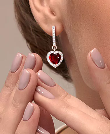 GemsNY Ruby earrings