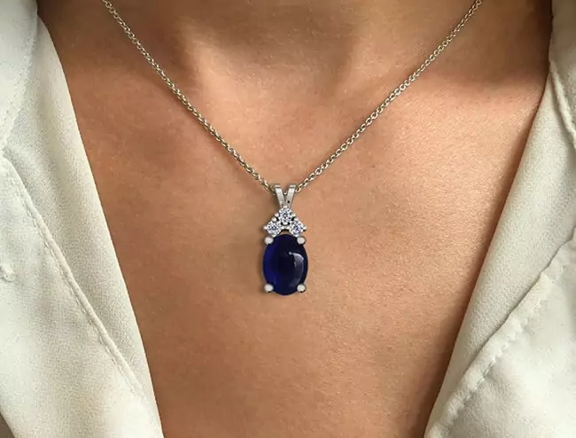 GemsNY Sapphire Pendants Jewelry
