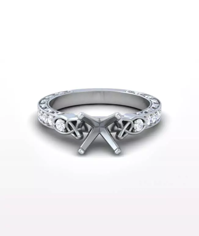 Sapphire celtic Rings