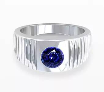 Tanzanite Men's Ring