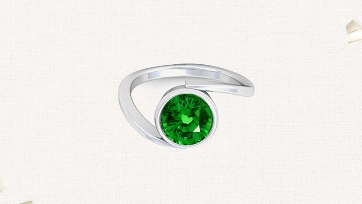Buy Ptm Silver 5.25 Ratti Hessonite Astrological Ring For Men And Women (6)  Online at Best Prices in India - JioMart.