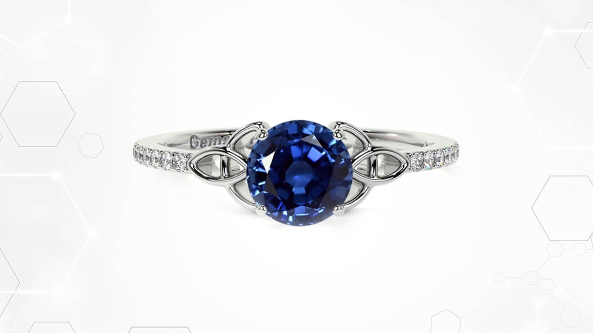 Design your own store sapphire engagement ring