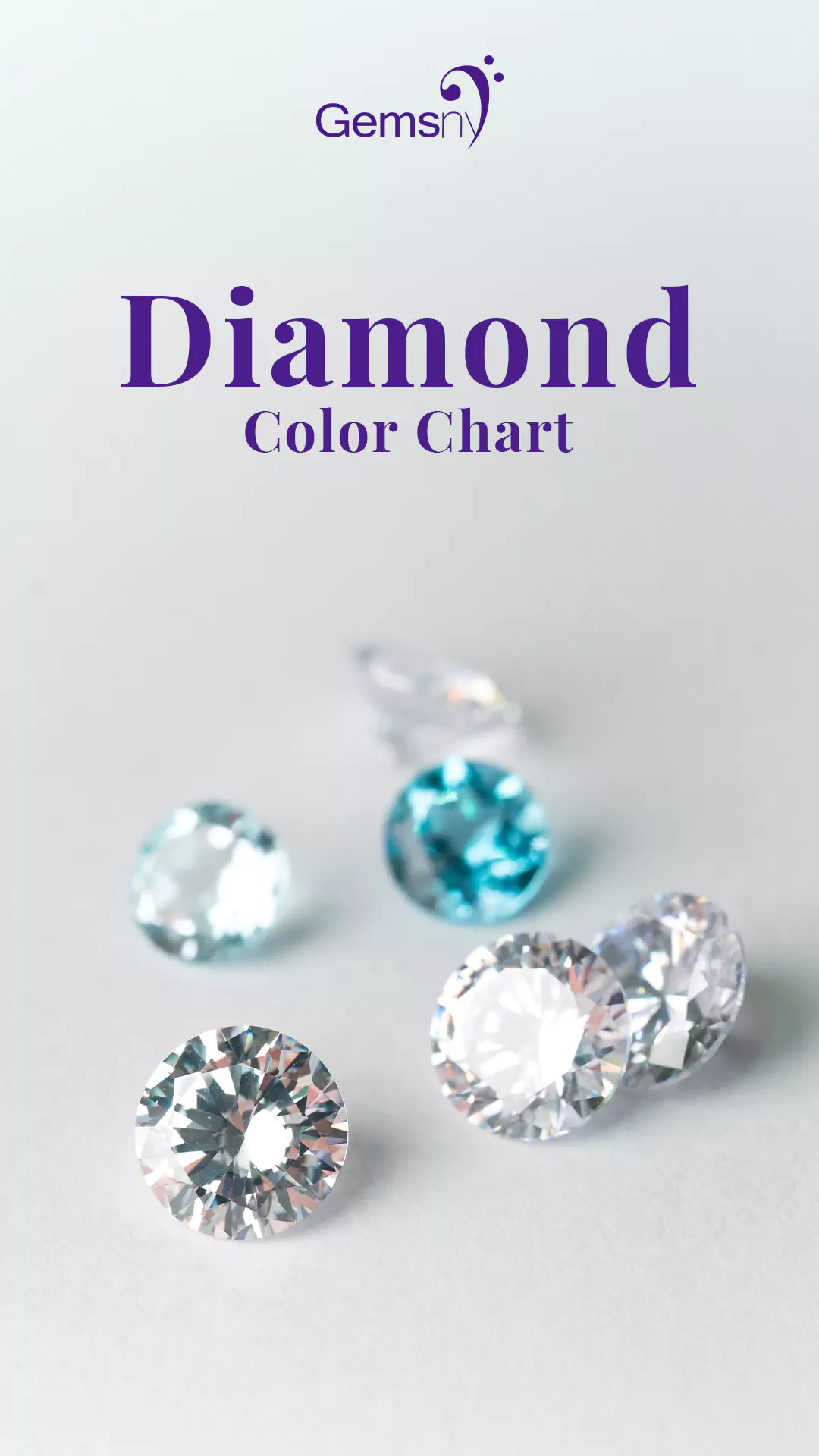 aquamarine gemstone color chart