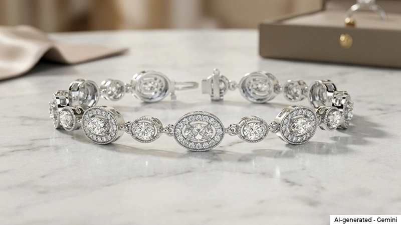 bridal shower gifts diamond bracelet