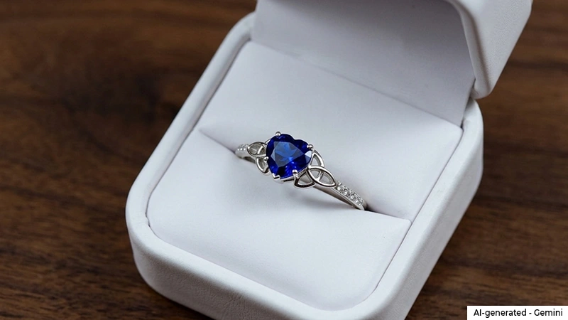 bridal shower gifts sapphire ring