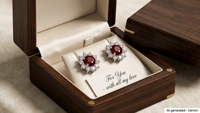 Ruby Studs
