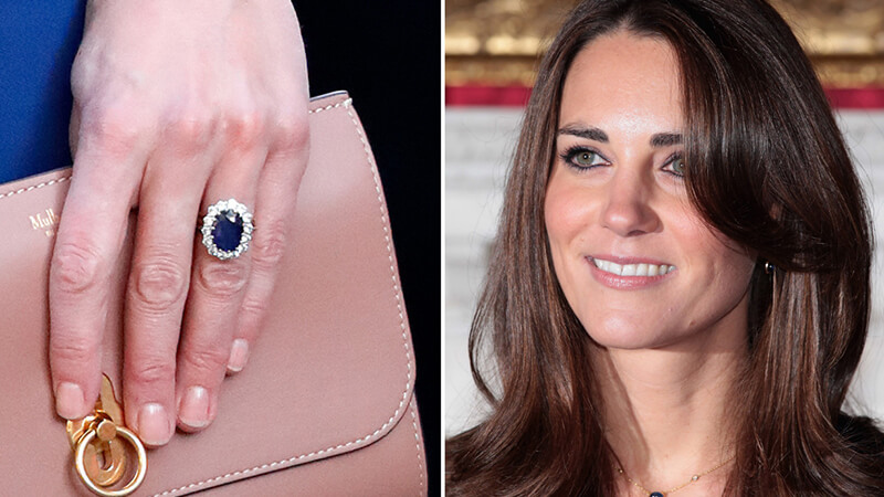 Kate Middleton’s sapphire halo ring 