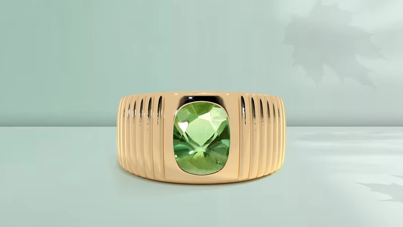 Alexandrite men's ring