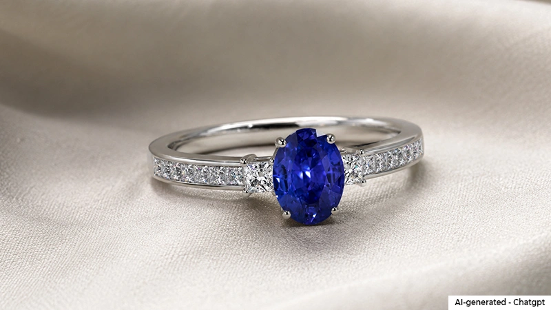 Oval Tanzanite Ring