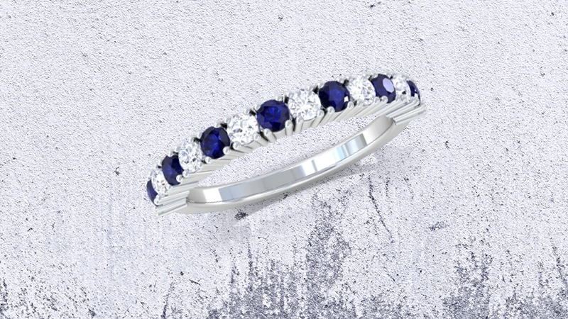 half eternity band