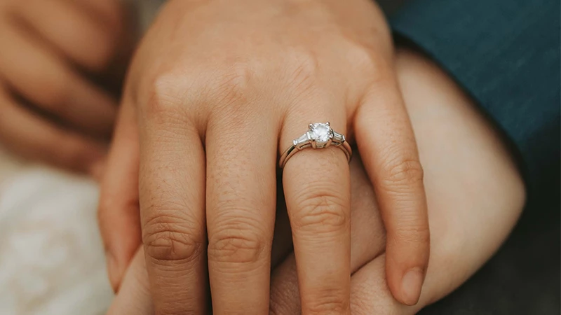 White Sapphire Ring