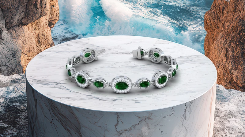 tsavorite bracelet