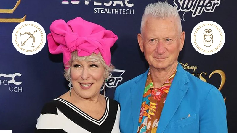 Bette Midler and husband Martin Von Haselberg Sagittarius Soulmate