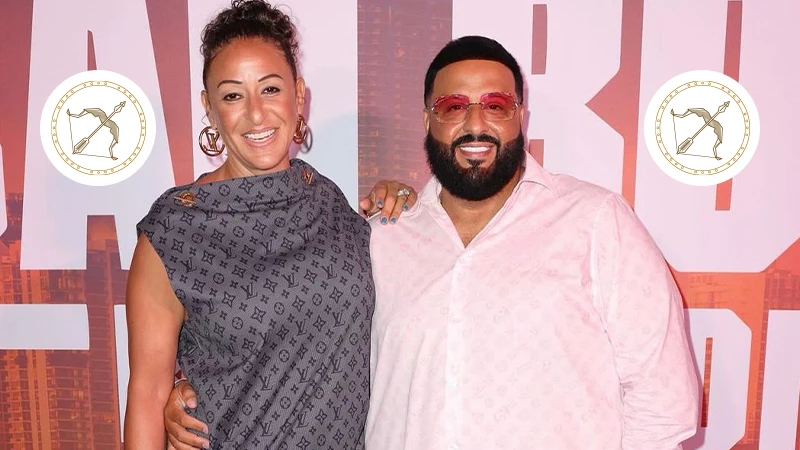 DJ Khaled and wife Nicole Tuck Sagittarius Soulmate