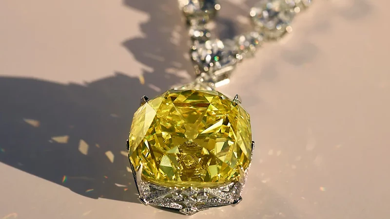 Audrey Hepburn's Tiffany Yellow Diamond Necklace