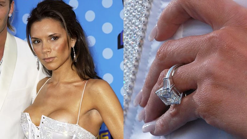 Victoria Beckham's Emerald-Cut Engagement Ring