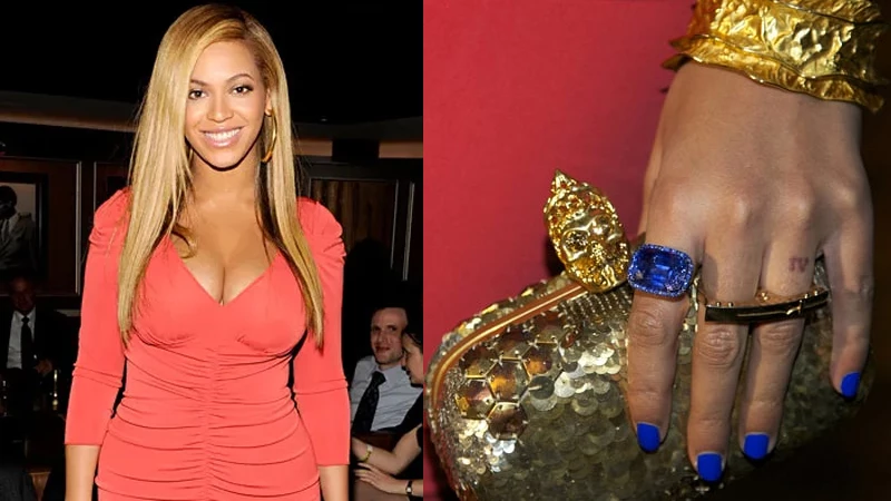 Beyoncé's Blue Diamond Ring