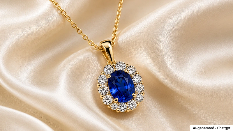 Sapphire necklace