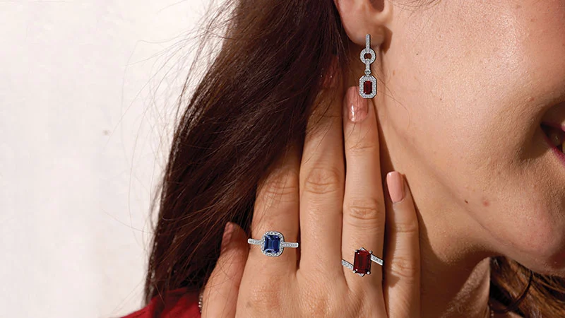 Natural ruby rings and ruby diamond rings 