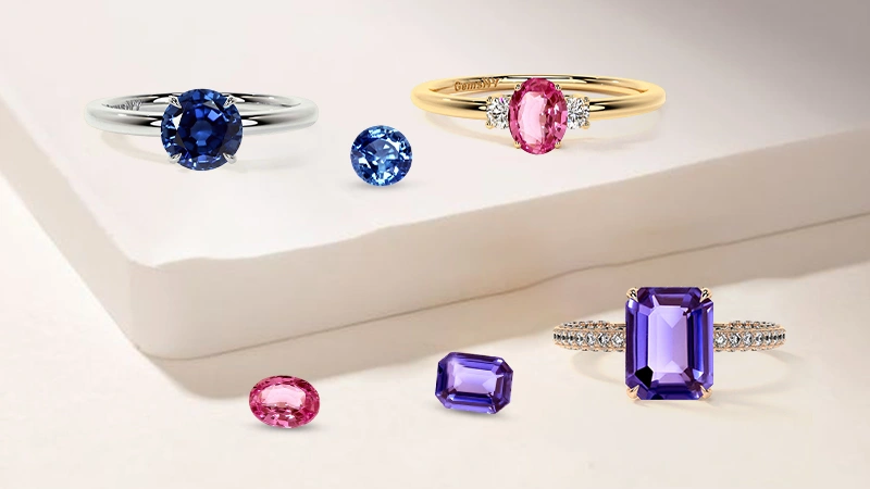 sapphire ring with the Prong Setting