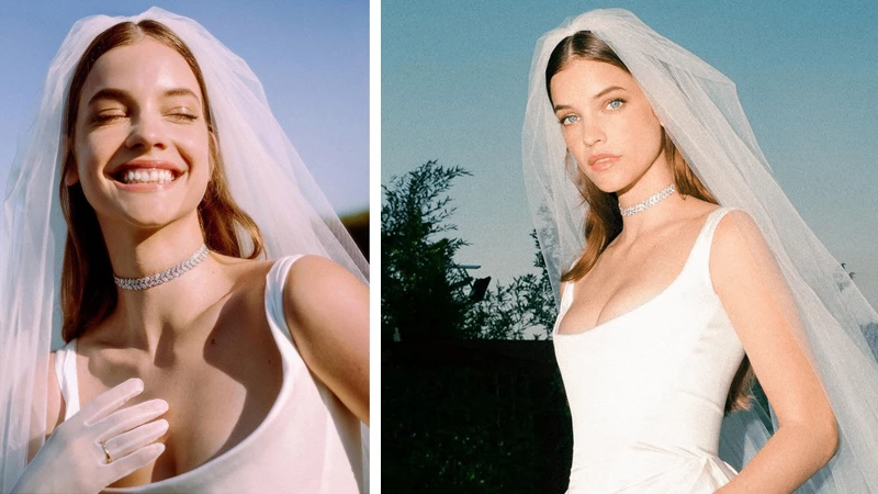 Barbara Palvin’s wedding look