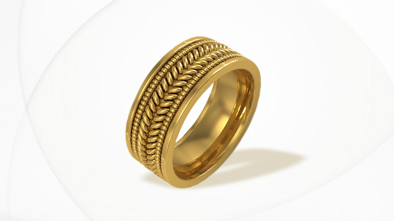 Yellow Gold Wedding Band