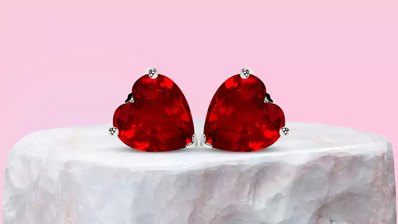 Ruby Earrings