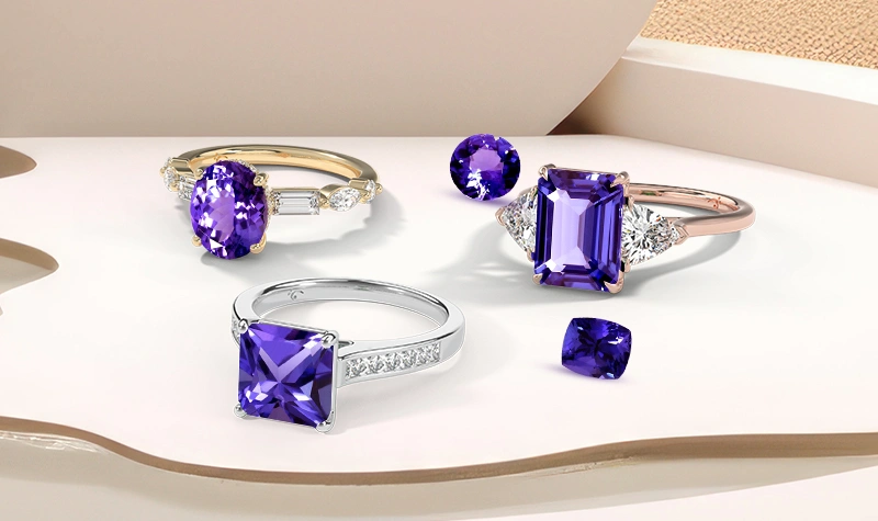 Natural Tanzanite Ring at GemsNY