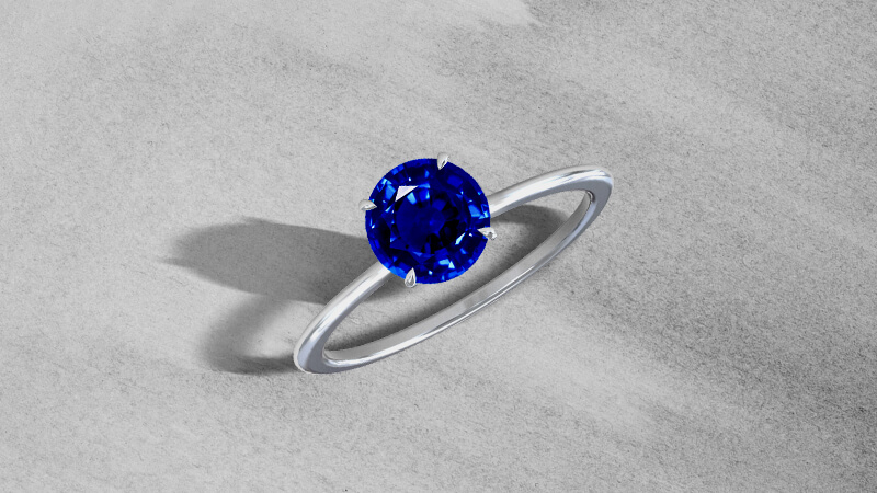 Natural Sapphire Ring at GemsNY