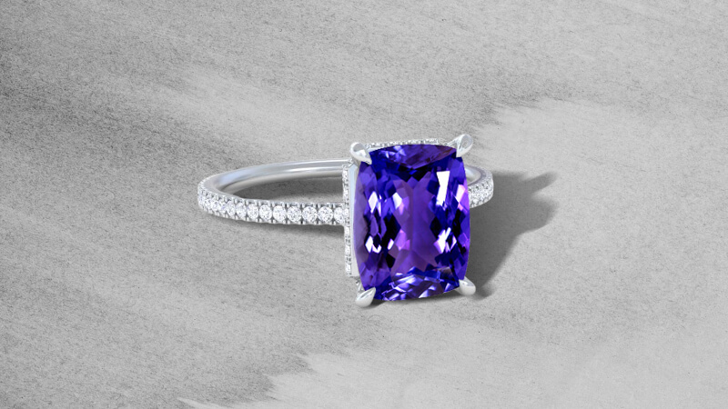 Natural Tanzanite Ring at GemsNY